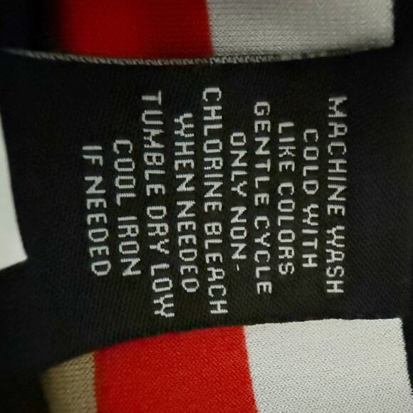 LANE BRYANT | Maxi Skirt Stripe Striped Autumn Orange Tan Black | Size 14/16 - Picture 6 of 6